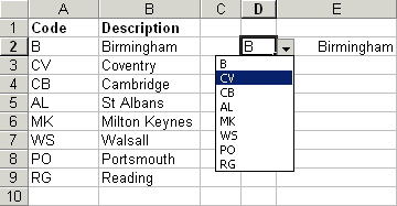 vlookup example